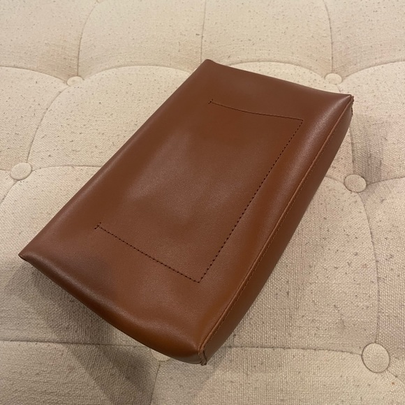 Jcrew brown leather clutch - Picture 8 of 10